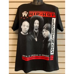 Hip Hop Legends - Black - Custom T-Shirt