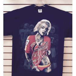 San Francisco 49ers - Marilyn Monroe - Black - Custom T-Shirt