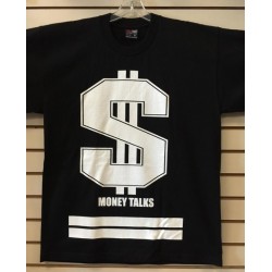 Money Talks - Black - Custom T-Shirt