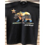 Norcal Bear City Skyline - Black - Custom T-Shirt