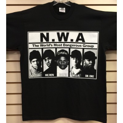 N.W.A - Black - Custom T-Shirt