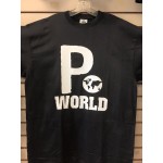 P World - Black And White - Custom T-Shirt